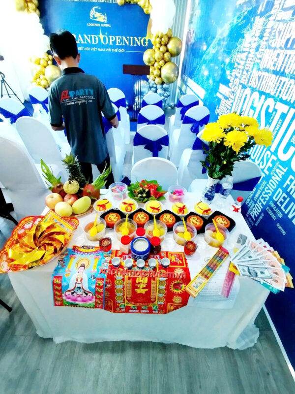 Mâm cúng khai trương