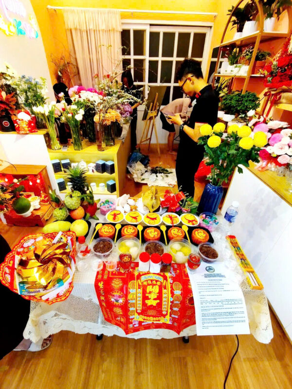 Mâm cúng khai trương