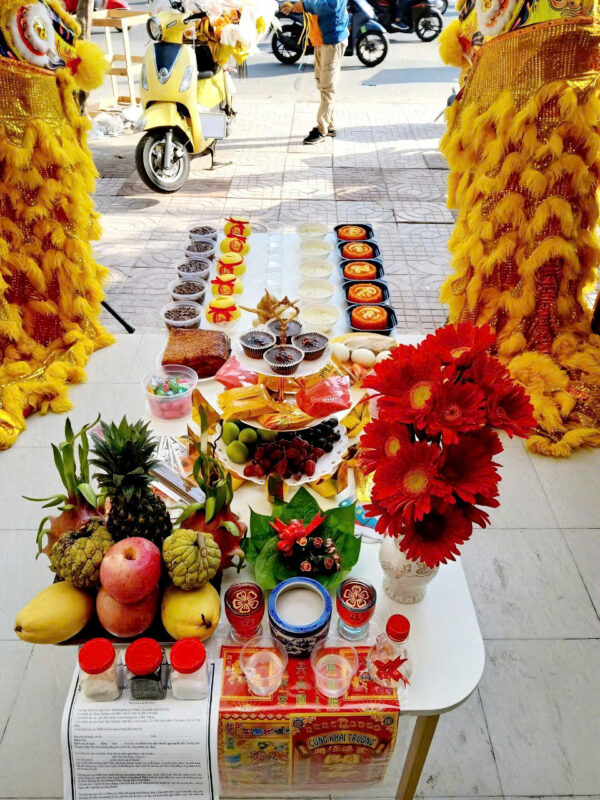 Mâm cúng khai trương